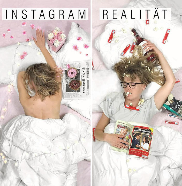 Instagram vs ″Жизнь″: Ее задолбали ваши ″идеальные″ фото - и она сделала свои! Круто!