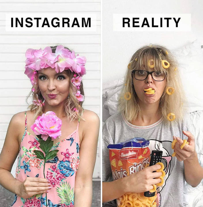 Instagram vs ″Жизнь″: Ее задолбали ваши ″идеальные″ фото - и она сделала свои! Круто!