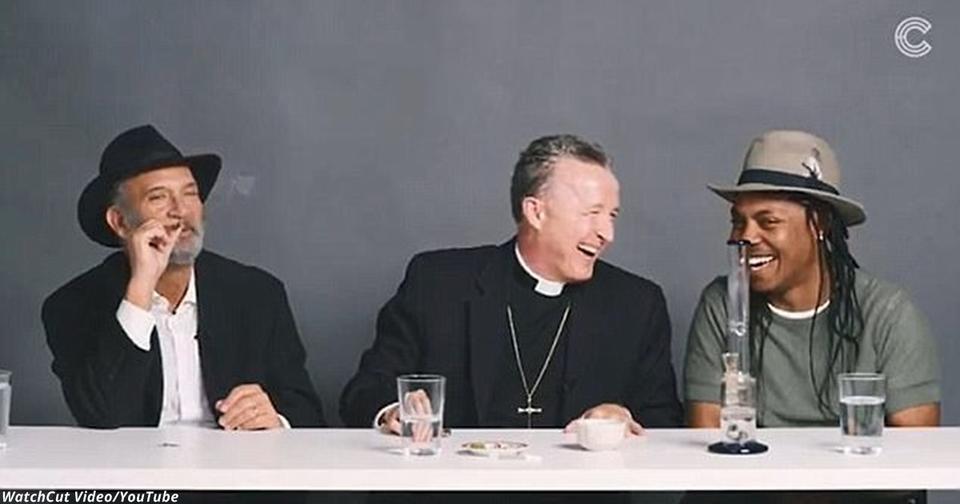 Заходят раввин, священник и атеист в бар… чтобы курнуть конопли! Это не анекдот!