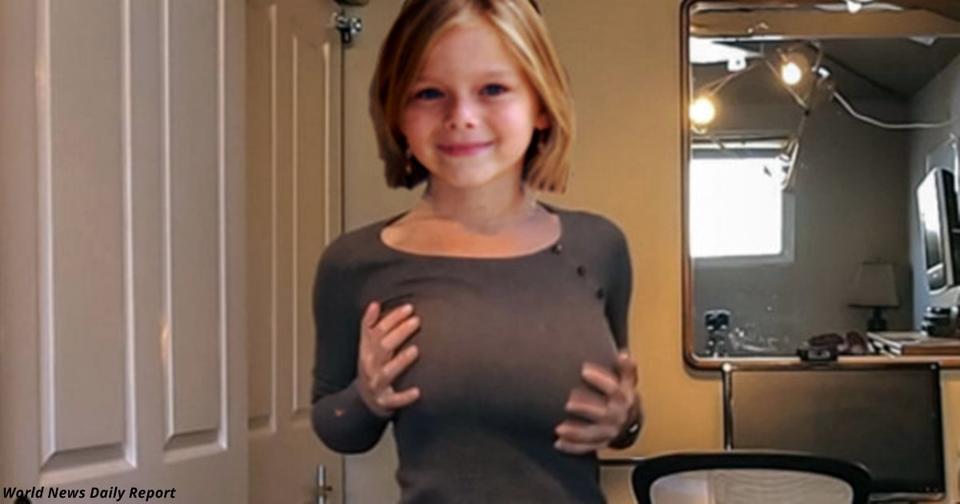 7 летней девочке подарили грудные импланты на Рождество Вот это родители!