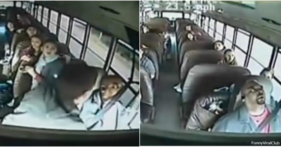 Водитель внезапно потерял сознание   но реакция 2 школьников спасла весь класс Удивительная история.