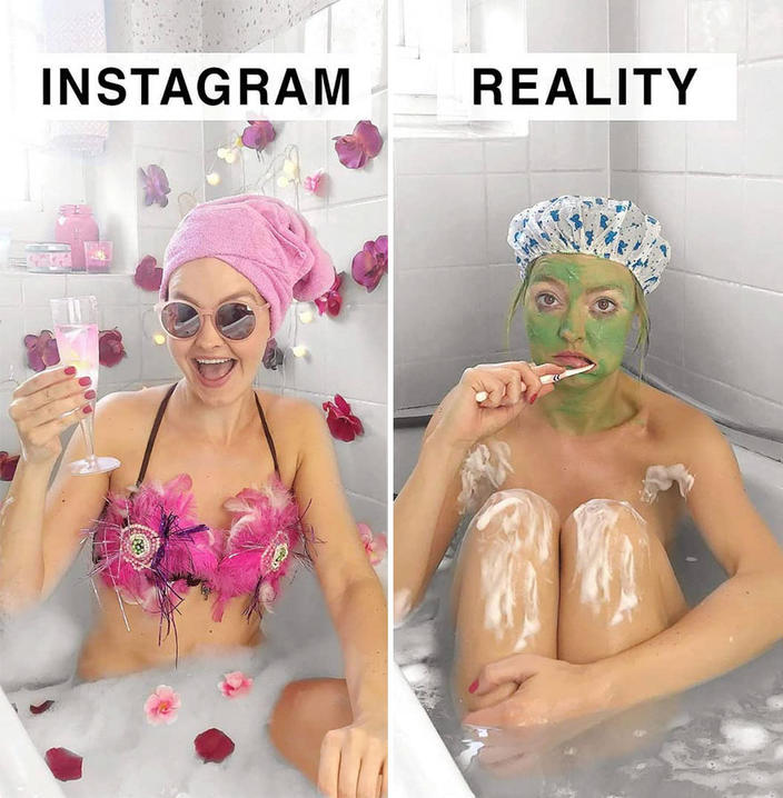 Instagram vs ″Жизнь″: Ее задолбали ваши ″идеальные″ фото - и она сделала свои! Круто!