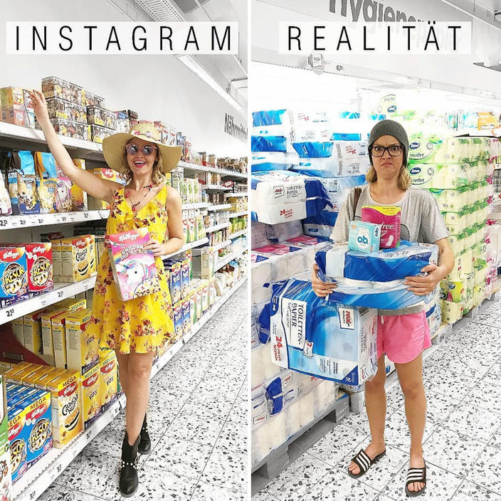 Instagram vs ″Жизнь″: Ее задолбали ваши ″идеальные″ фото - и она сделала свои! Круто!