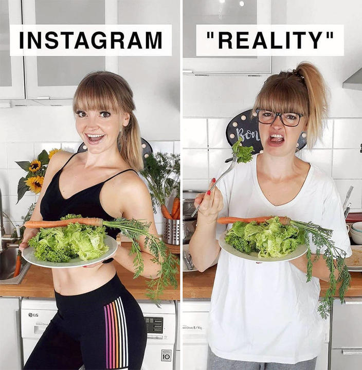 Instagram vs ″Жизнь″: Ее задолбали ваши ″идеальные″ фото - и она сделала свои! Круто!