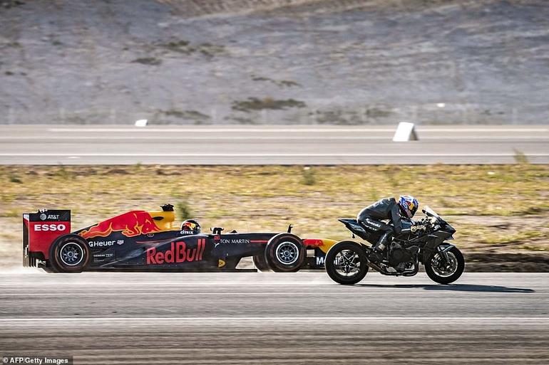 Кто быстрее: Феррари, мотоцикл, болид F1, Tesla или самолет? Невероятный эксперимент.