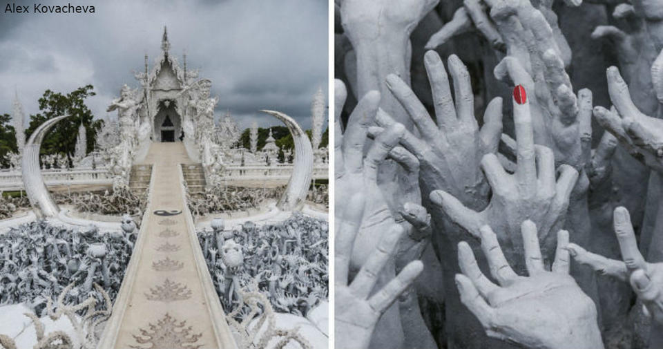 Этот Белый Храм в Таиланде – это рай и ад одновременно. И вот почему Жутковатое   и прекрасное место.