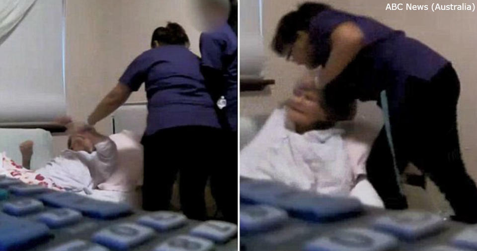 Медсестра бьет 92 летнюю пациентку со слабоумием. И по закону это ″нормально″! А как бы вы ее наказали?