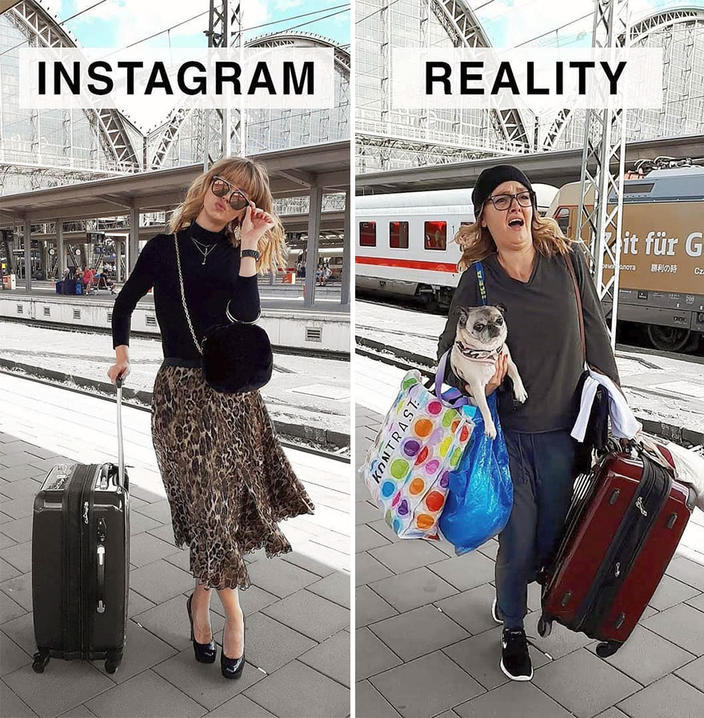 Instagram vs ″Жизнь″: Ее задолбали ваши ″идеальные″ фото - и она сделала свои! Круто!