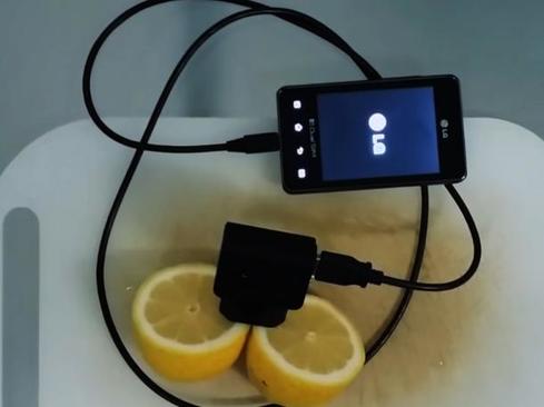 Вот как зарядить телефон с помощью… лимона! Или другого кислого фрукта Нужнейший навык!