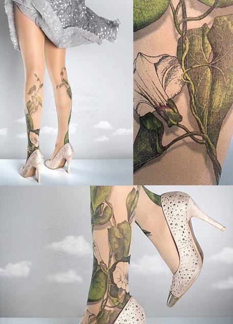 Новый писк моды: колготы, которые выглядят как татуировки Ну, чтобы кожу не портить.