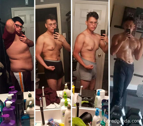 33 раза, когда кто-то потерял 45+ килограмм - и стал совершенно другим человеком Вот это трансформация!