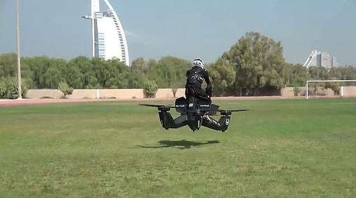 В Дубае копов уже учат управлять летающими «мотоциклами» за USD150 000 Полиция из будущего!