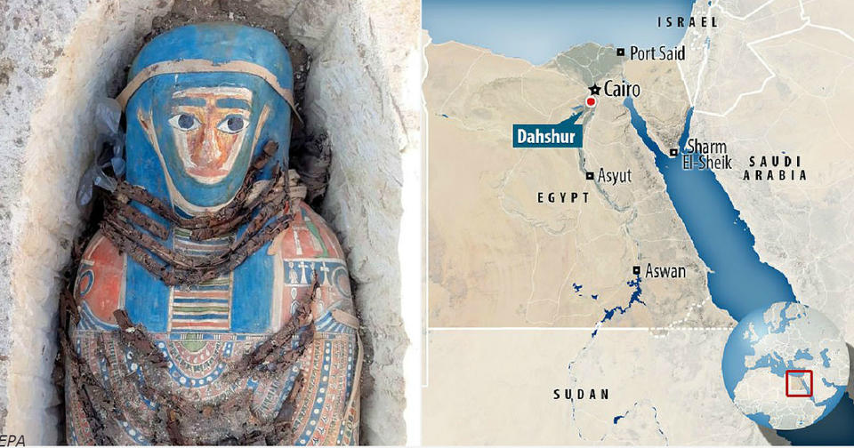 В Египте нашли 8 мумий, закопанных еще 3 000 лет назад Последняя роскошь ″позднего периода″.