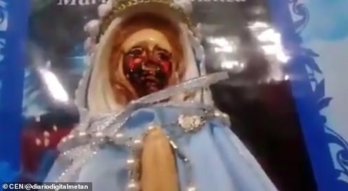 Статуя Девы Марии в Аргентине ″плачет″ уже в 38-й раз! Удивительное явление!