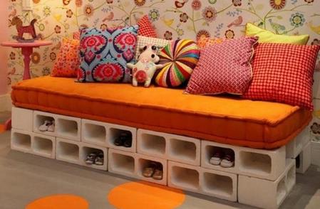 12 потрясающих идей по использованию в доме шлакоблоков От мебели до декора!
