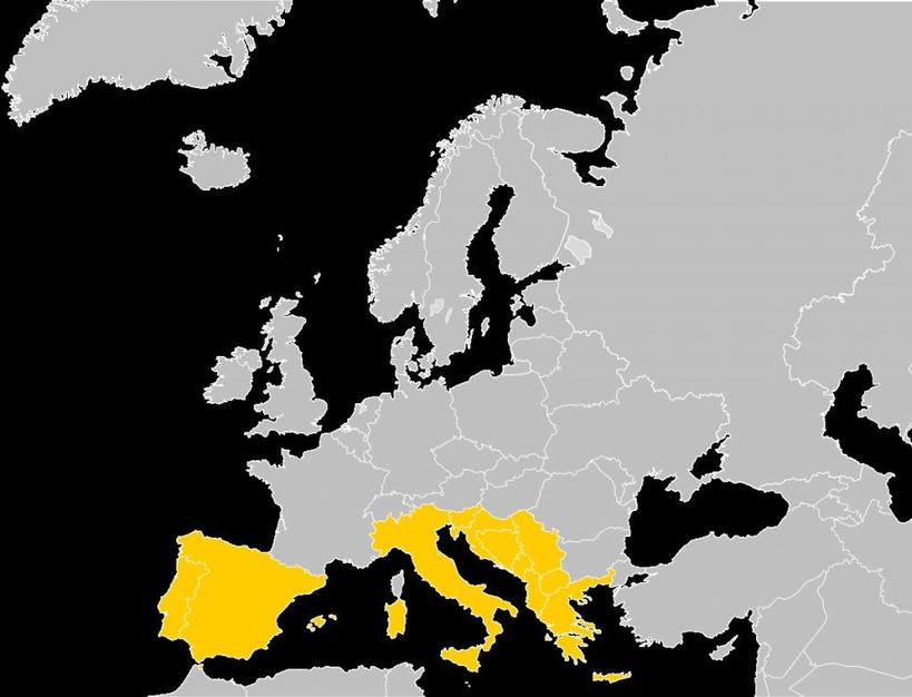Список стран Европы и их столицы, классификация по частям света