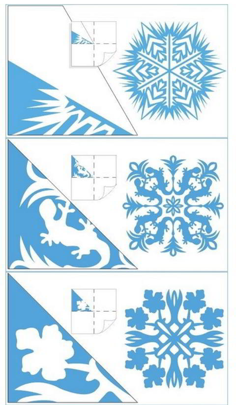 Снежинки из бумаги: вот все самые красивые варианты Вы будете в восторге!