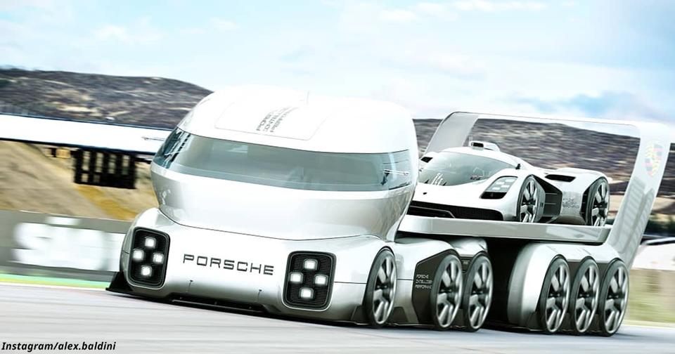 Дизайнер показал, какими будут Porsche будущего. Выглядит круто! Осталось их выпустить.