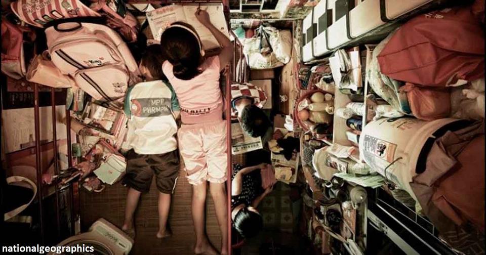 21 фото о том,  каково это   жить в гонконгских «гробницах»
