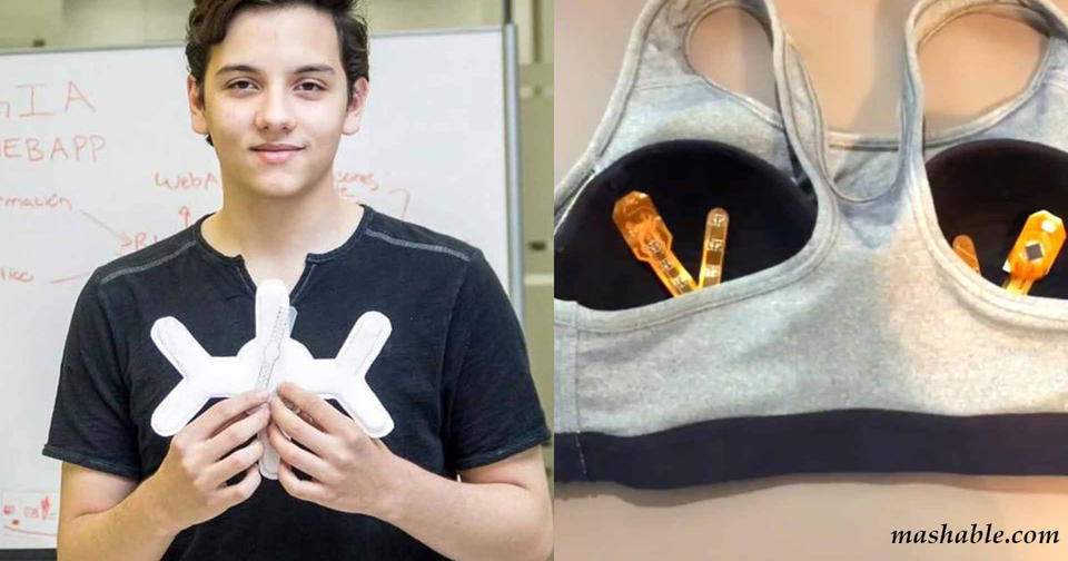 18-летний парень изобрел бюстгальтер, помогающий выявить рак вовремя