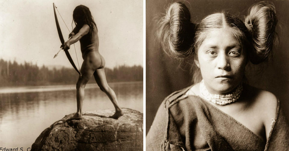 Редкие фотографии 1900 х годов показывают, как жили индейцы еще 100 лет назад
