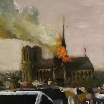 38 художников, которые вместе с нами оплакивают пожар в Нотр-Даме