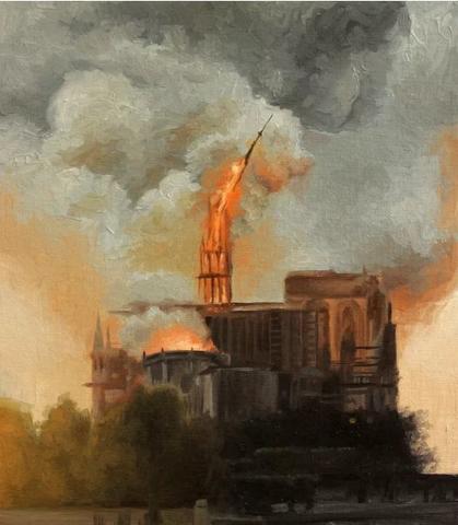 38 художников, которые вместе с нами оплакивают пожар в Нотр-Даме