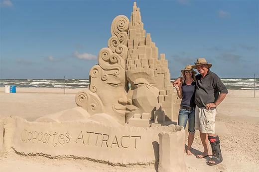 Лучшие творения мастеров песочных скульптур в Техасе. Вот победитель
