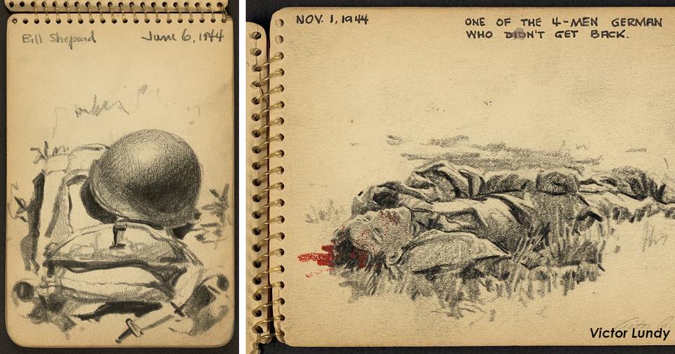 Этот увлекательный дневник – блокнот 21 летнего солдата времён Второй Мировой Войны