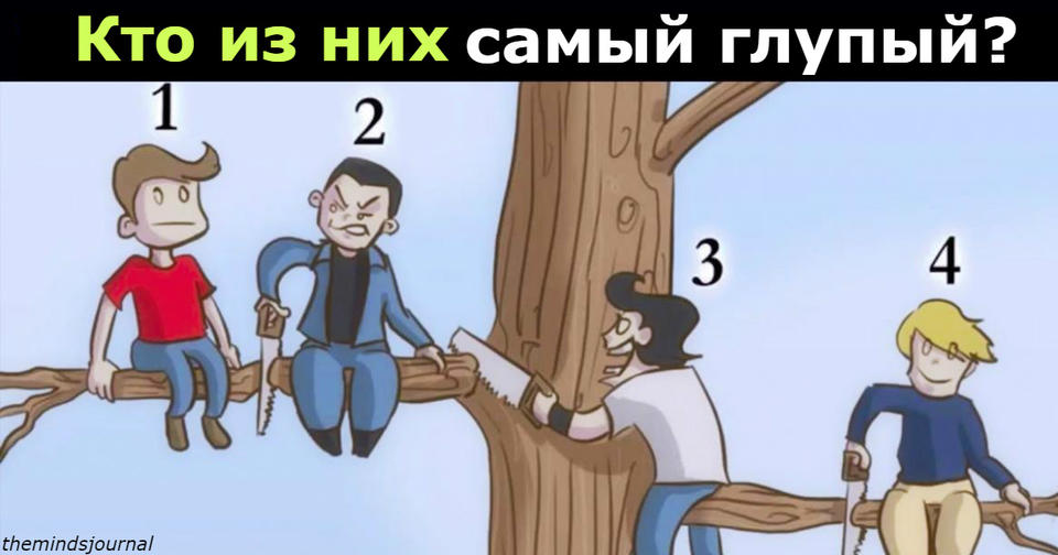 Кто на картинке самый глупый? Простой тест раскроет главные черты личности