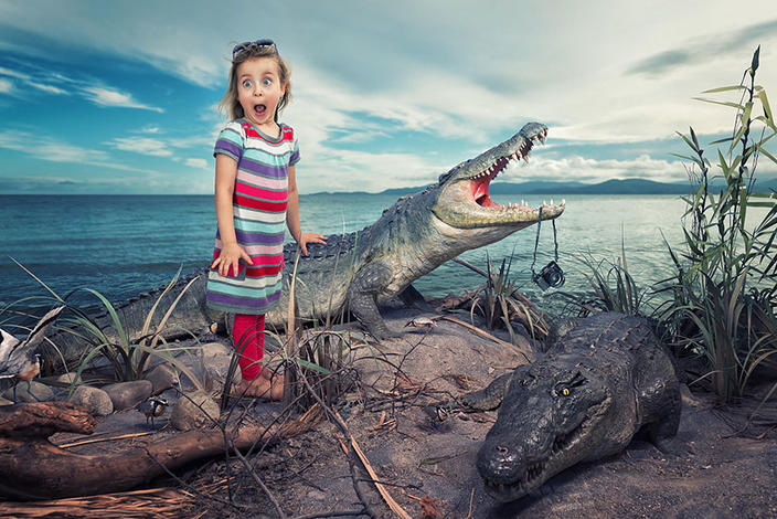 Креативный отец создает потрясающие фотографии своих трех дочек