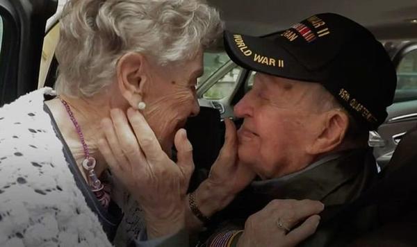97-летний ветеран воссоединился со своей возлюбленной спустя 75 лет