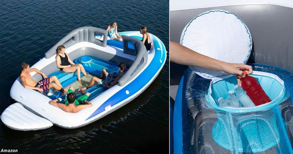 Надувная лодка Amazon поможет вам почувствовать себя миллионером