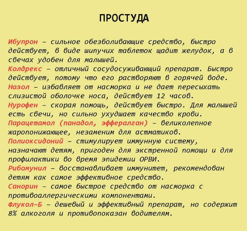 Вот шпаргалка на всю жизнь: 99 лекарств, которые могут вылечить почти все