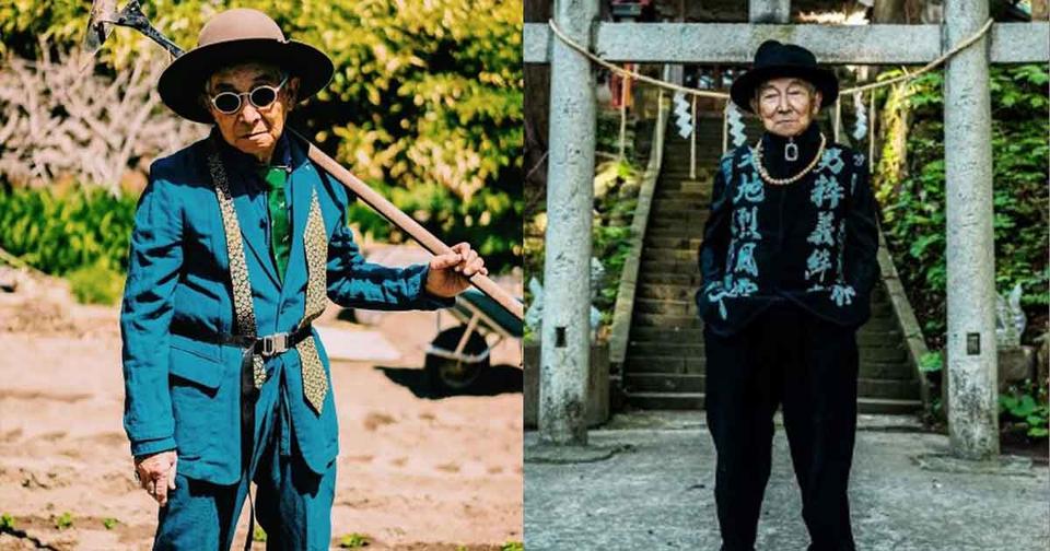 84 летний японский дедушка стал сенсацией в Instagram из за своего стиля