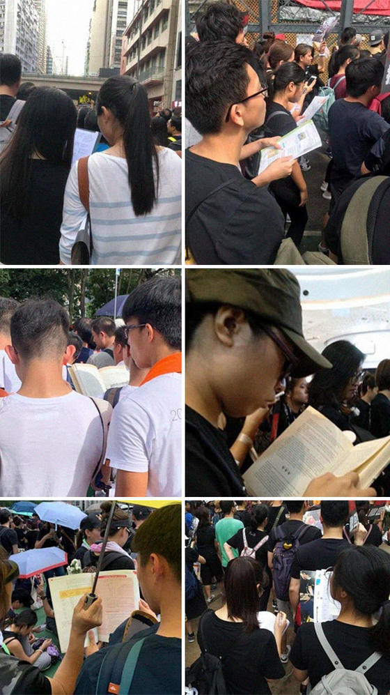 14 фото с массовых акций в Гонконге: вот что такое дисциплина и уважение