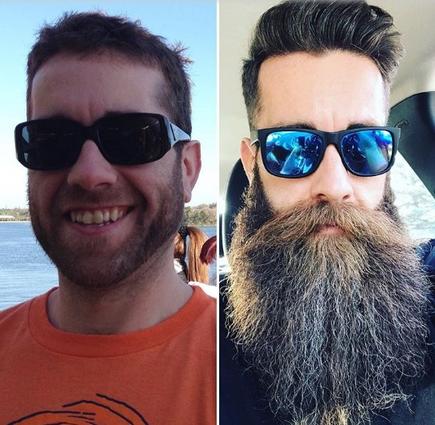 20 фотографий мужчин до и после того, как они отрастили бороду