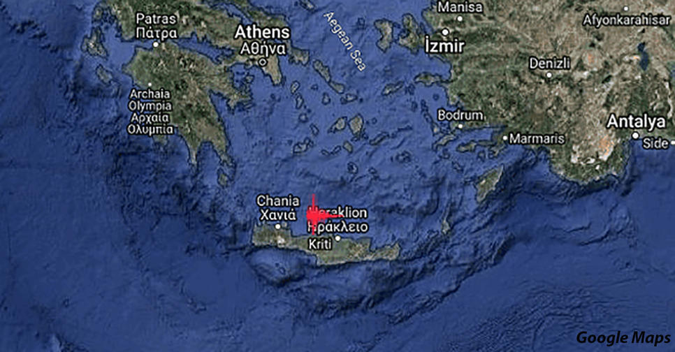 Землетрясение на острове Крит в Греции: первые подробности