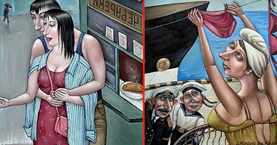 Украинская художница пишет ироничные картины о жизни в СССР, которые на 100% передают дух эпохи