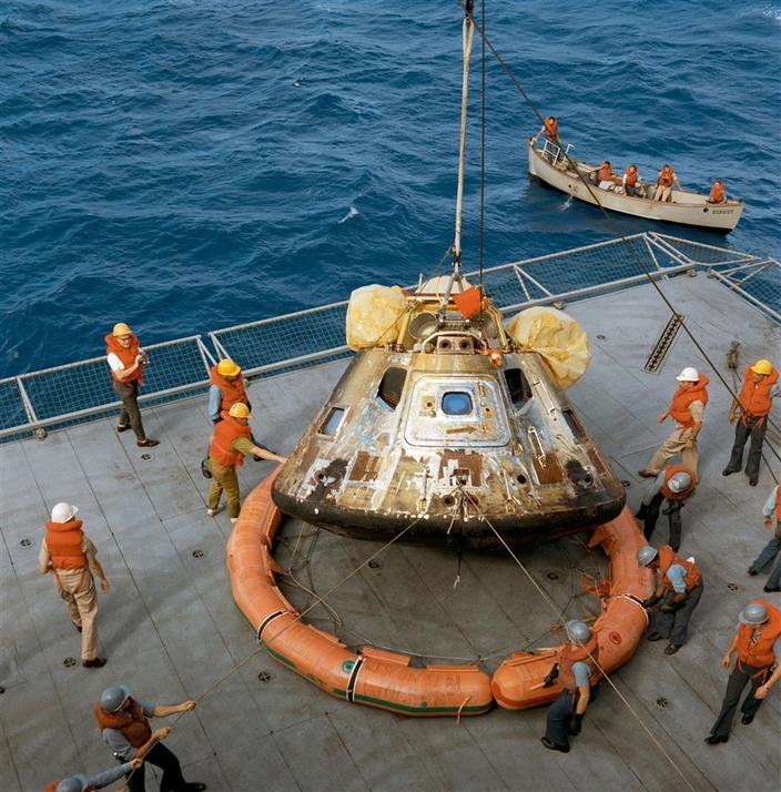Ровно 50 лет назад человек впервые высадился на Луну. Вот фото