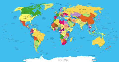 На наших картах размеры стран неправильные! Вот истинное положение вещей!