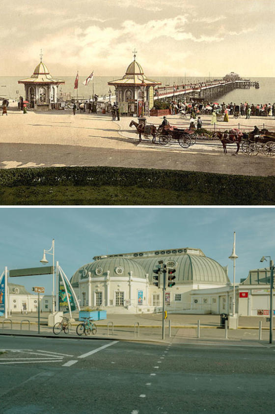 Фото ДО и ПОСЛЕ, которые показывают 125-летнюю трансформацию английских городов