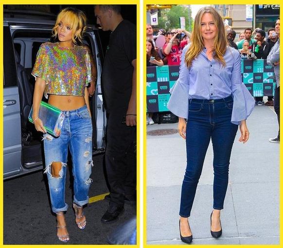 Главные секреты о джинсах, которыми поделились модные блогеры: изношенные джинсы визуально делают фигуру шире и украшают ваши ноги