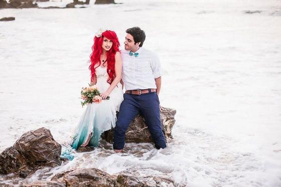 Пляж, море, принц и Русалочка: как сделать тематическую свадебную фотосессию, чтобы она вспоминалась долгие годы