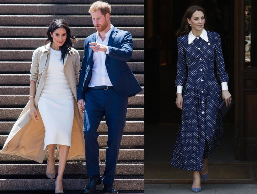 Королевская мода: 5 основных различий между стилями Кейт Миддлтон и Меган Маркл