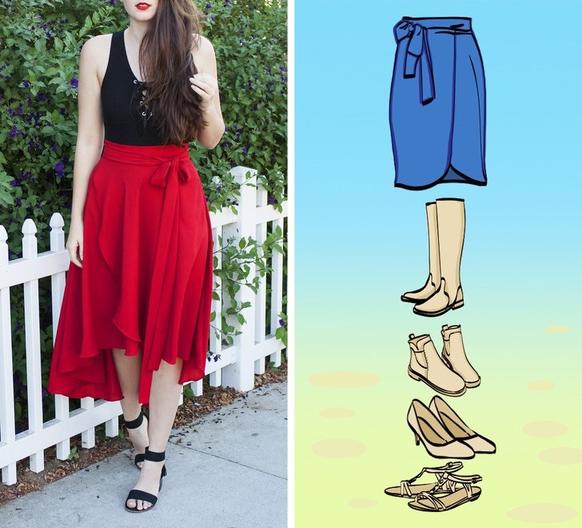 Как правильно сочетать различные виды юбок с обувью, чтобы избежать нелепого образа