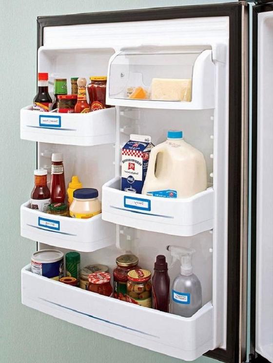 Магнитные контейнеры и ящик для перекусов: 10 способов навести порядок в холодильнике раз и навсегда