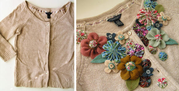 Самые простые идеи, которые помогут превратить скучные вещи в дизайнерские: зимнее платье из растянутого свитера