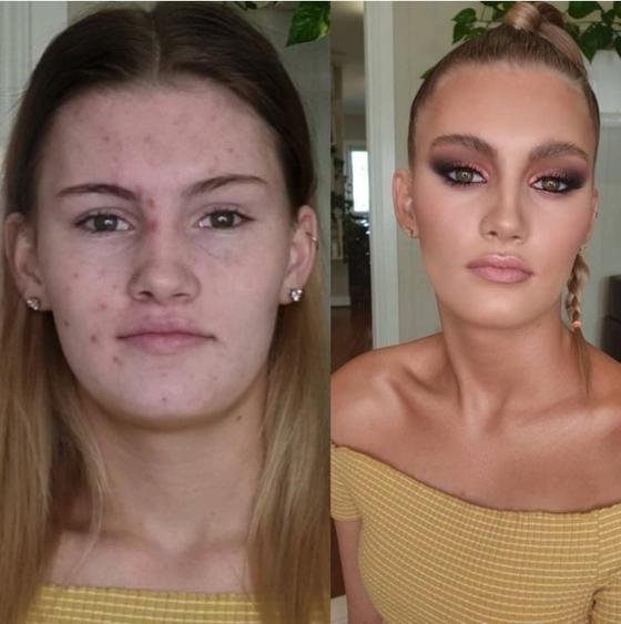 Макияж - великая сила: фото женщин, которые показывают, насколько макияж способен изменить наше лицо