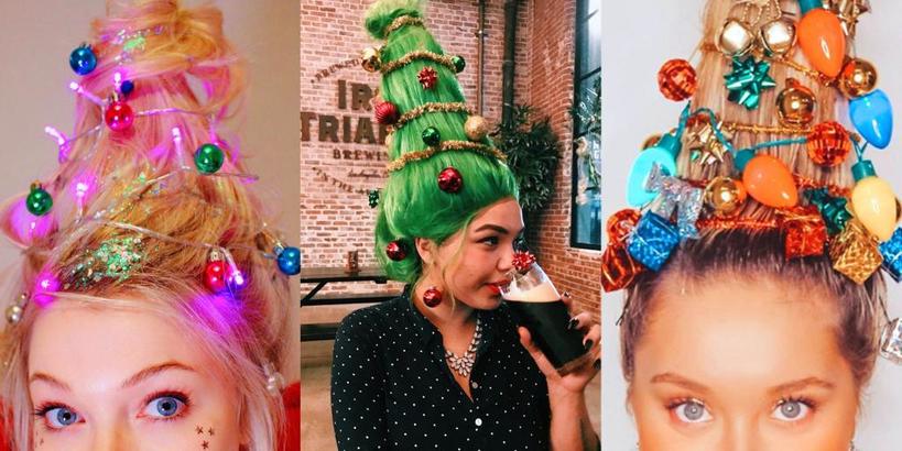 И вот она, нарядная! Прически-елки стали новым модным трендом в Instagram